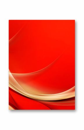 Abstract beautiful motion gold wave red background for design. Modern bright digital illustration.