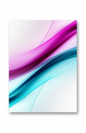 Abstract Blue Purple Wave Background Design