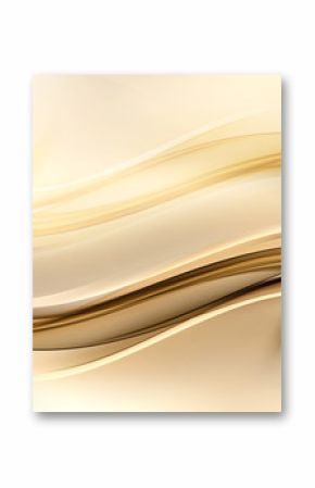 Abstract background with gold lines and waves. Composition of shadows and lights