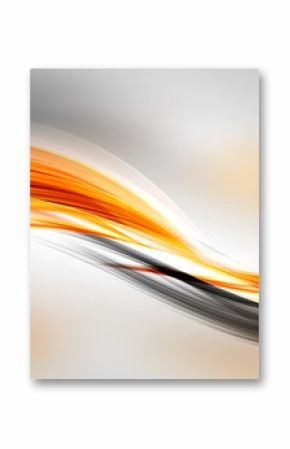Abstract Sun Gold Wave Design Background