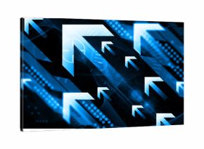 Abstract arrows technology background
