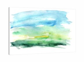 Watercolor spot, watercolor landscape, watercolor abstraction