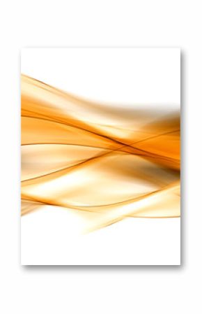 Abstract Gold Wave Design Background