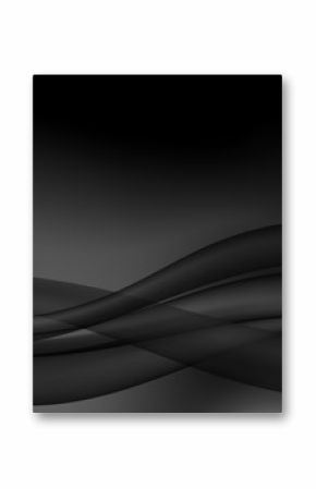 abstract wave background black
