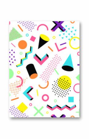 Pattern in the 90s style.