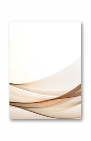 Brown Vector Modern Wavy Background.