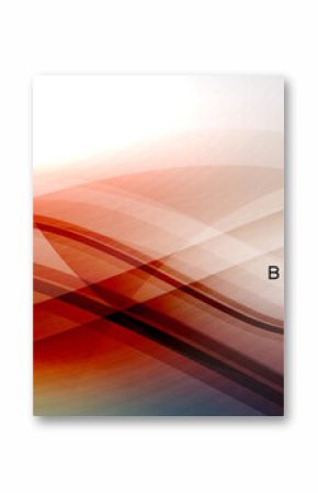Smooth flowing wave motion concept background