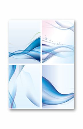 Abstract Blue Wave