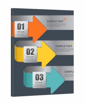 Vector Banners with Arrow Signs and Your Messages