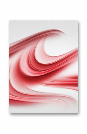 Elegant Red Waves