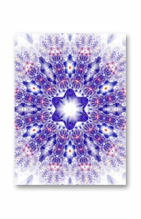 3d abstract fractal illustration background for creative design