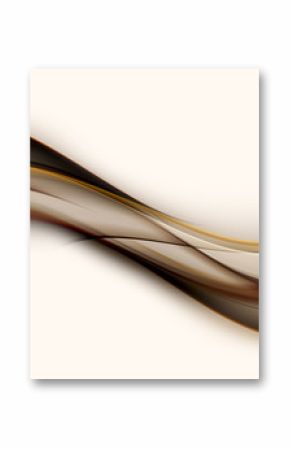 Cool Abstract Brown Wave Design Background