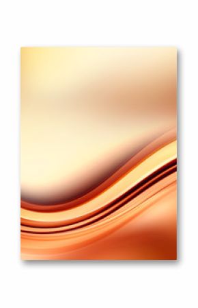 Modern Gold Waves Abstract Design
