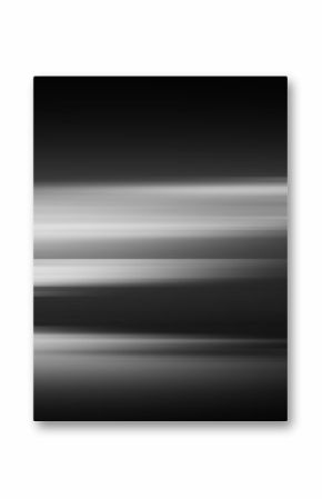 Horizontal black and white landscape abstraction 