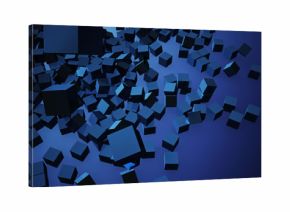 Кубы абстракция 3d rendering