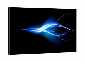 abstract neon light curved lines