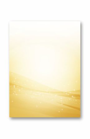金色のウェーブ　抽象的な背景　  