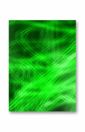 Bright green glare glaring curves lines abstract design background