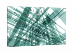 抽象的なガラスの空間