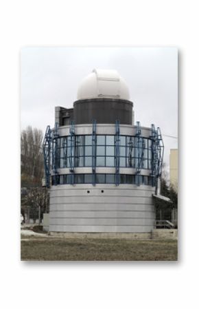 Modern  building of astrological observatory telescope dome