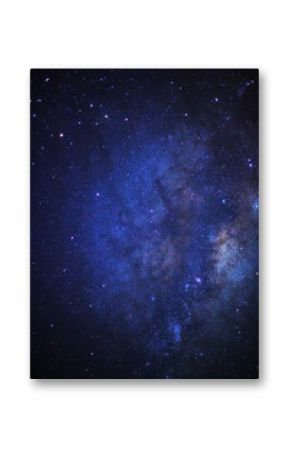 The center of the milky way galaxy,Long exposure photograph, with grain.