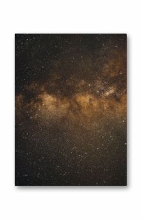 Milky way galaxy. Great plan.Night sky with stars.