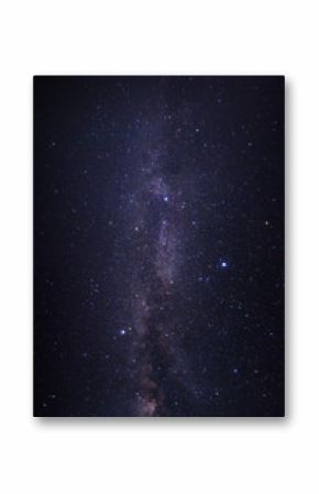 clearly milky way galaxy with stars and space dust in the universe