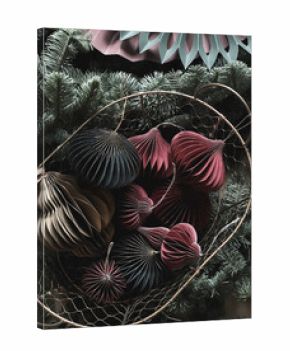 Paper New Year ornaments