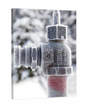 Frozen pipe end