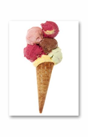 Eiscreme auf Stanitzel