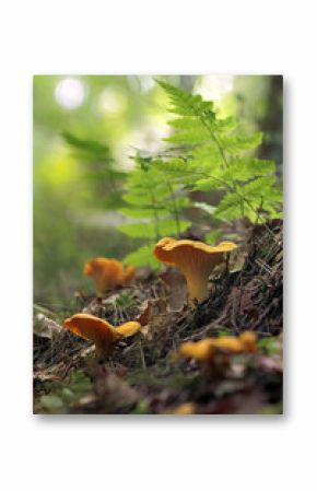 Cantharellus cibarius, commonly known as the chanterelle