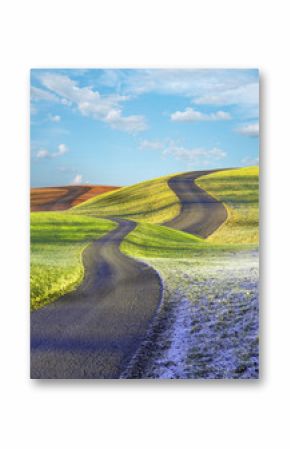verschlungene Wege - Vier Jahreszeiten Landschaft
