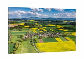 Aerial view on the city