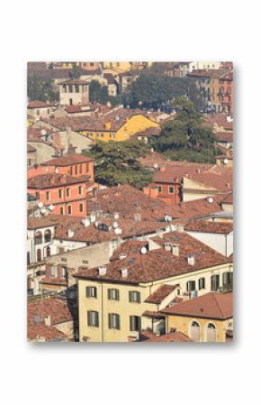 The roofs in the italian city