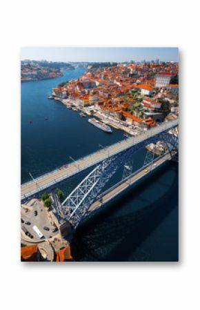 Porto city aerial view