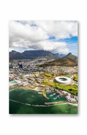 Cape Town and the 12 Apostels from above