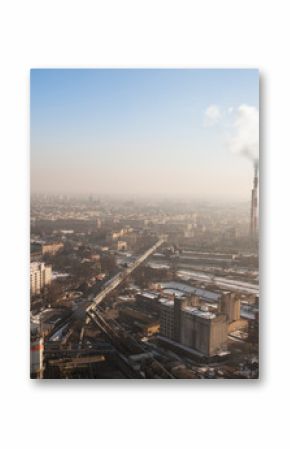 aerial view of Wroclaw city in Poland