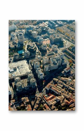 Aerial view of the city of Bordeaux, France