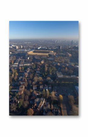 Aerial view of Wolverhampton, UK.