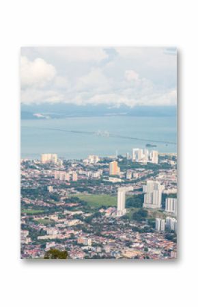 city view of penang on penang hill,malaysia