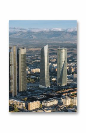 Modern skyscrapers in cityscape