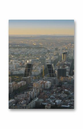 Modern skyscrapers in cityscape