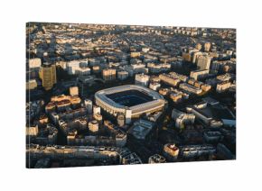 Aerial view of modern developed city