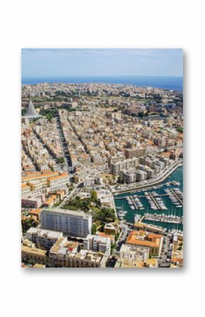 Aerial view of Syracuse Sicily city