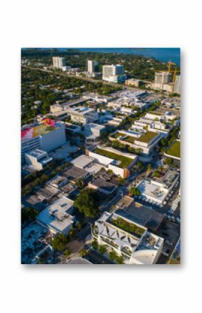 Aerial photo Design District Miami