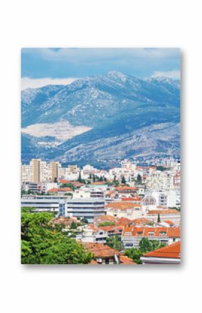 View on the Split city from North Marjan park.