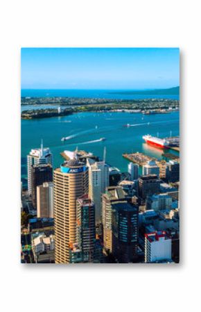 The modern city of Auckland