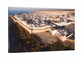 Aerial panorama of Essaouira city