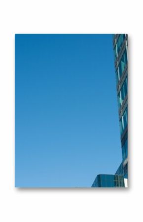 Low angle view of modern office buildings