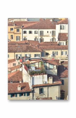 The roofs in the italian city